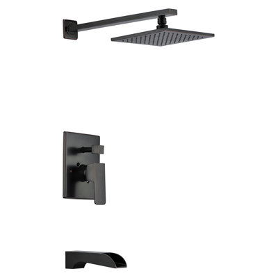 Mezzo Shower Panel with Rain Shower Head