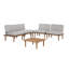 Bulwell 4 Seater Sofa Set