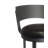 Swivel Upholstered Faux Leather Counter Stool-72990298