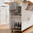 72"W  Kitchen Island With Leaf