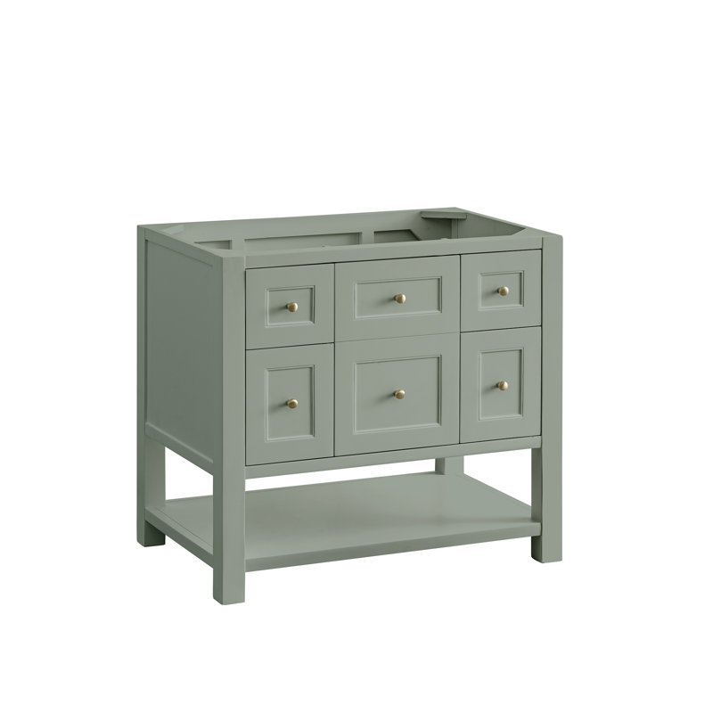 Breckenridge 36'' W Single Bathroom Vanity Base, Smokey Celadon