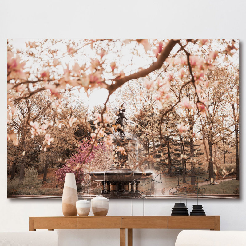« keeping watch » par morgan j hartley, reproduction d’art sur toile tendue, H 30 po x l 45 po x P 1,5 po