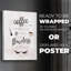 May Your Coffee Be Strong - Impression sur toile seulement - NON-CADRE-1251220364
