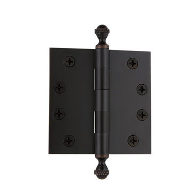 4'' x 4'' Brass Butt Bearing Hinge