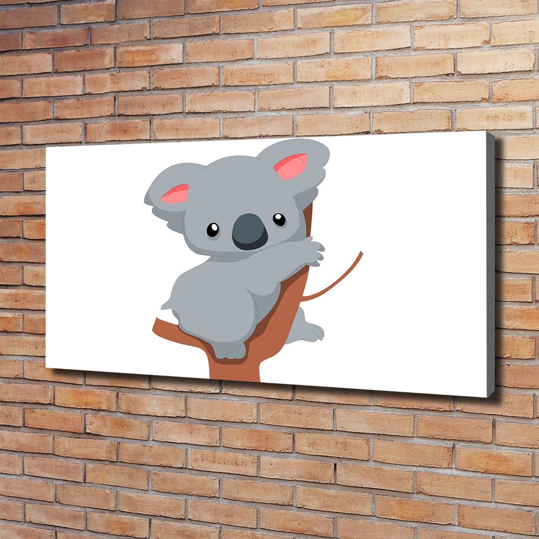 Koala On The Tree - Wrapped Canvas Print