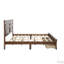 Lit en bois massif avec tête et pied de lit à grand panneau, 2 tiroirs de rangement, lumières DEL intégrées, station de charge USB, lit en bois de pin-1008586787-1008586790