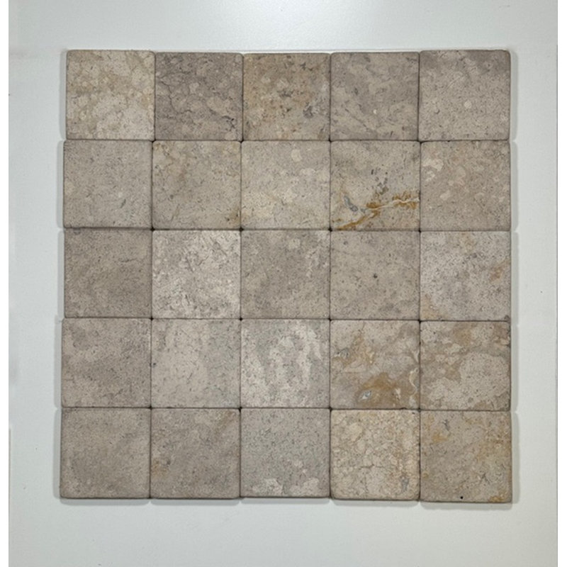 Tumbled Travertine 4''X4"
