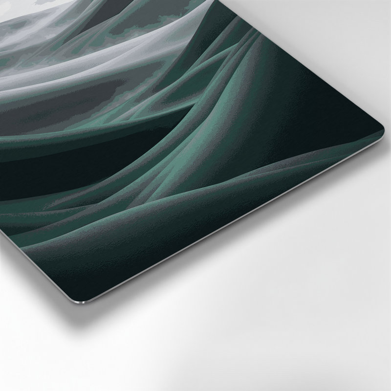 Gradient Abstract 99, art mural en métal bleu, H 24 po x l 36 po