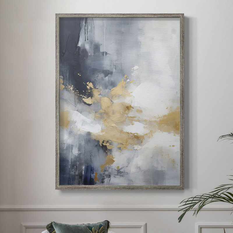 Reproduction encadrée FLORAL Series CCCCXXI - bois massif, H 30 po x l 24 po