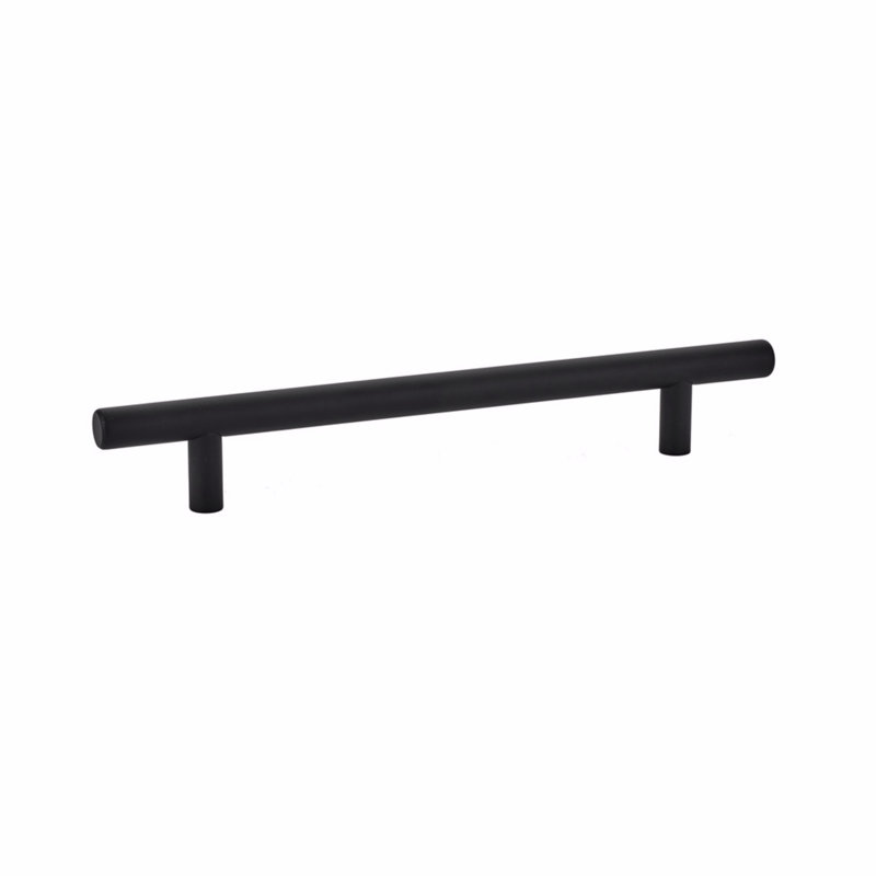 Bar Cabinet Pull, 6", Flat Black