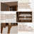 Record Player Stand with 4 Cabinet Holds Up to 220 Albums, Large Turntable Stand with Beech Wood Legs, Mid-Century Record Player Table, Vinyl Holder Storage Shelf for Bedroom Living Room (Brown)-978376739-978376741
