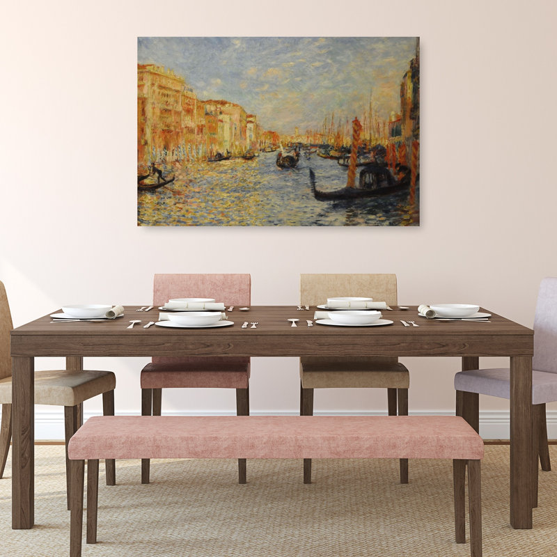 «Grand Canal Venice Classic Architecture Coastal», reproduction d'art mural, H 32 po x l 48 po
