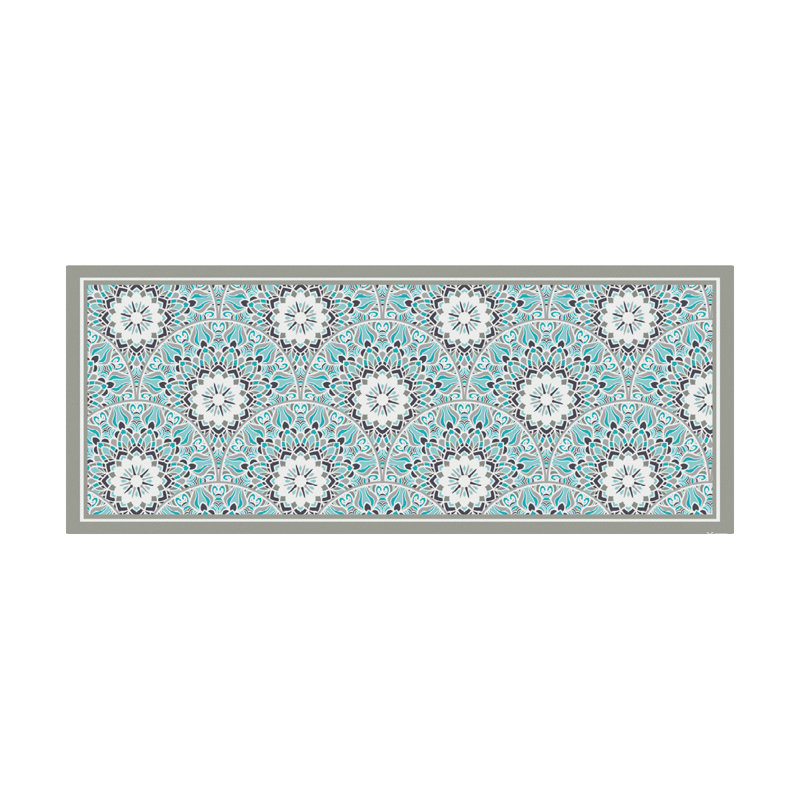 Davanti Vinyl Floor Mat - Mediterranean Collection, Runner 2' x 5'