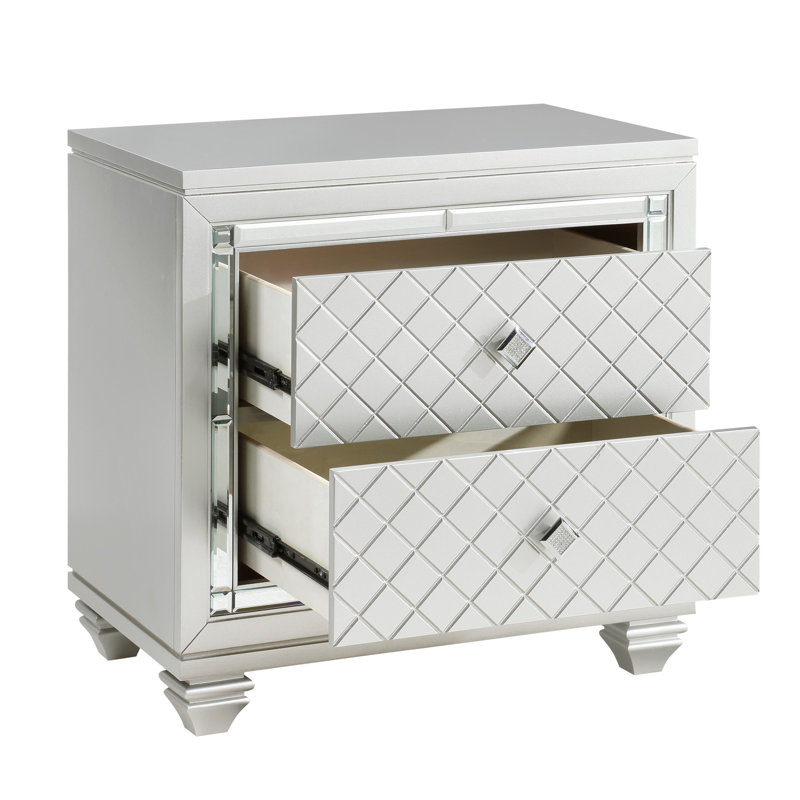 Pip Solid + Manufactured Wood Nightstand