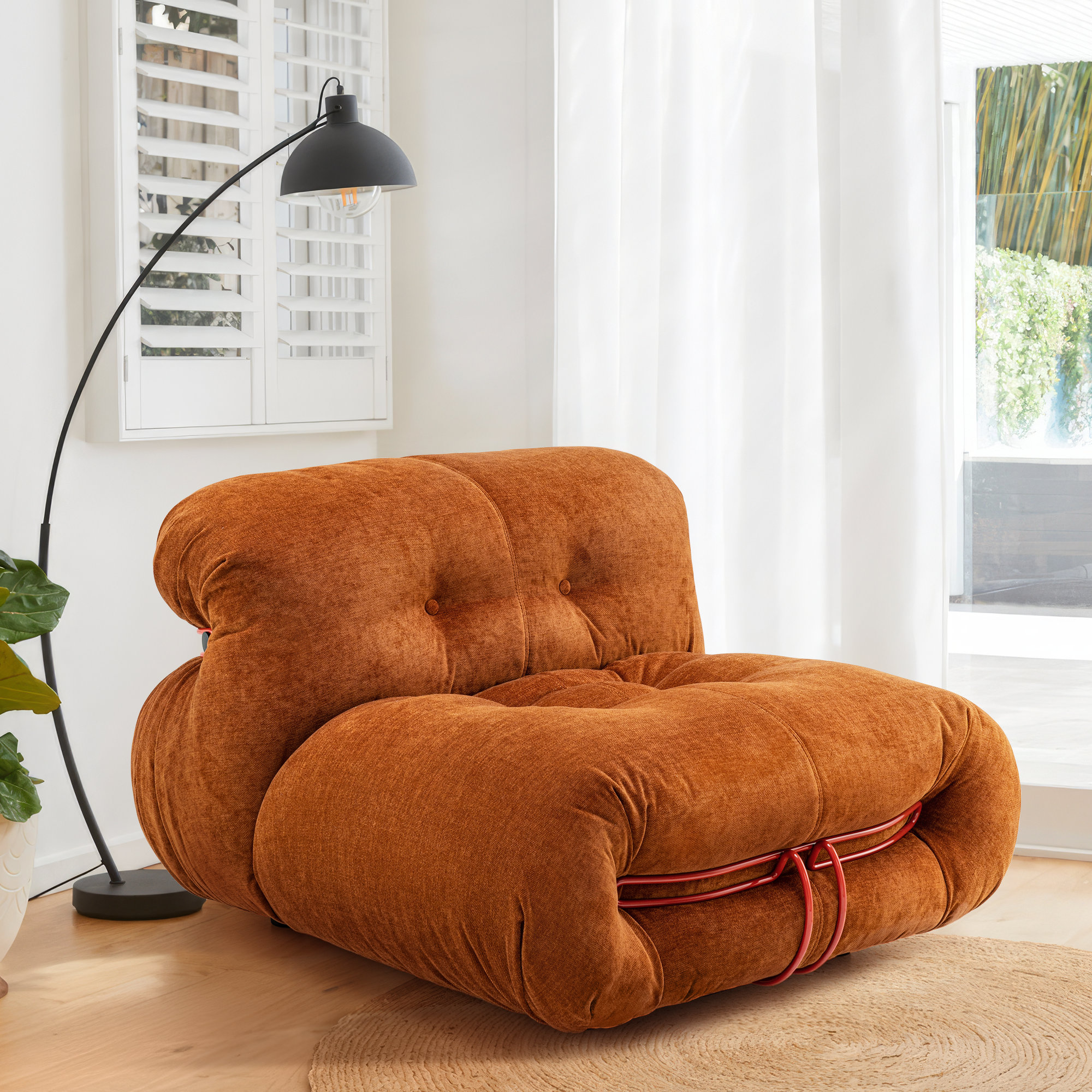 Corduroy Armless Bean Bag Chair & Lounger
