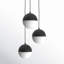 Luminaire suspendu sphérique à intensité variable 3 lumières Hastings-1573367879