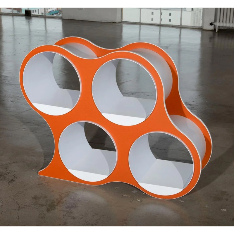 Bibliothèque géométrique BOLLA Pop, 4 tablettes, Tangerine