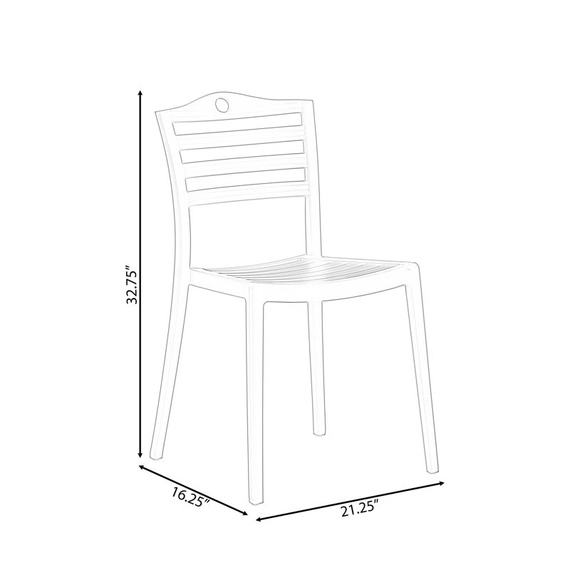 Chaise d'appoint Beck, Rouge