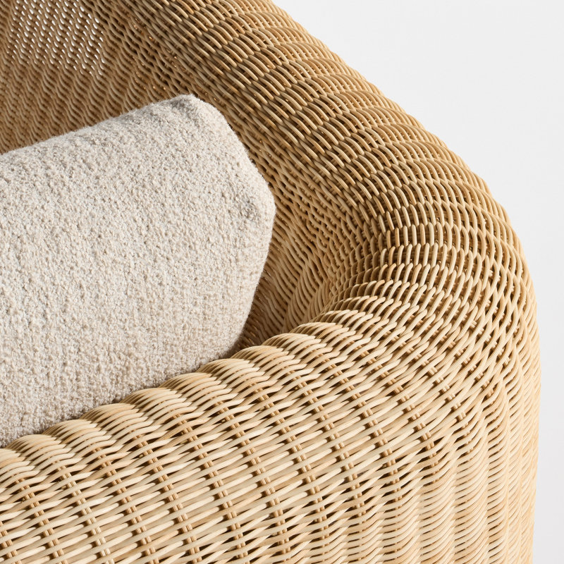 Loophole Outdoor Lounge Chair, Sunbrella Stucco
