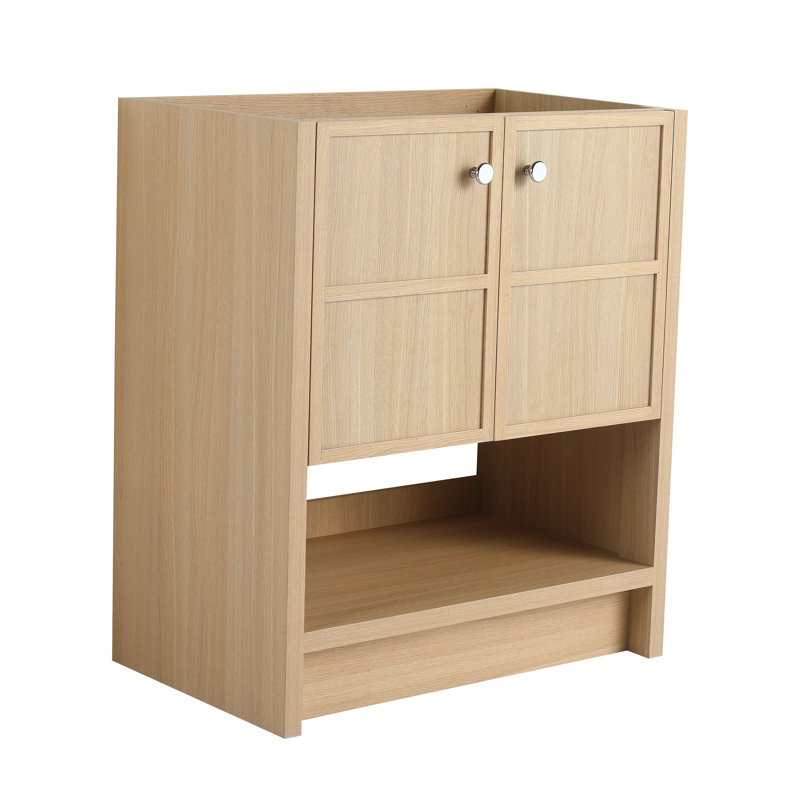 Meuble-lavabo autoportant de 30 po avec 2 portes à fermeture en douceur Emmry (lavabo non inclus)