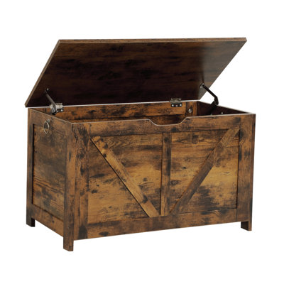 Storage Chest,Storage Bench,Retro Toy Box Organizer ,Entryway Storage Bench With 2 Hinges,Easy Assembly
