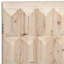 Montero 84-Inch Reclaimed Pine And Iron 4-Door Sideboard In A Light Warm Wash Finish