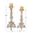 Herefordshire 20'' H Wood Tabletop Candlestick