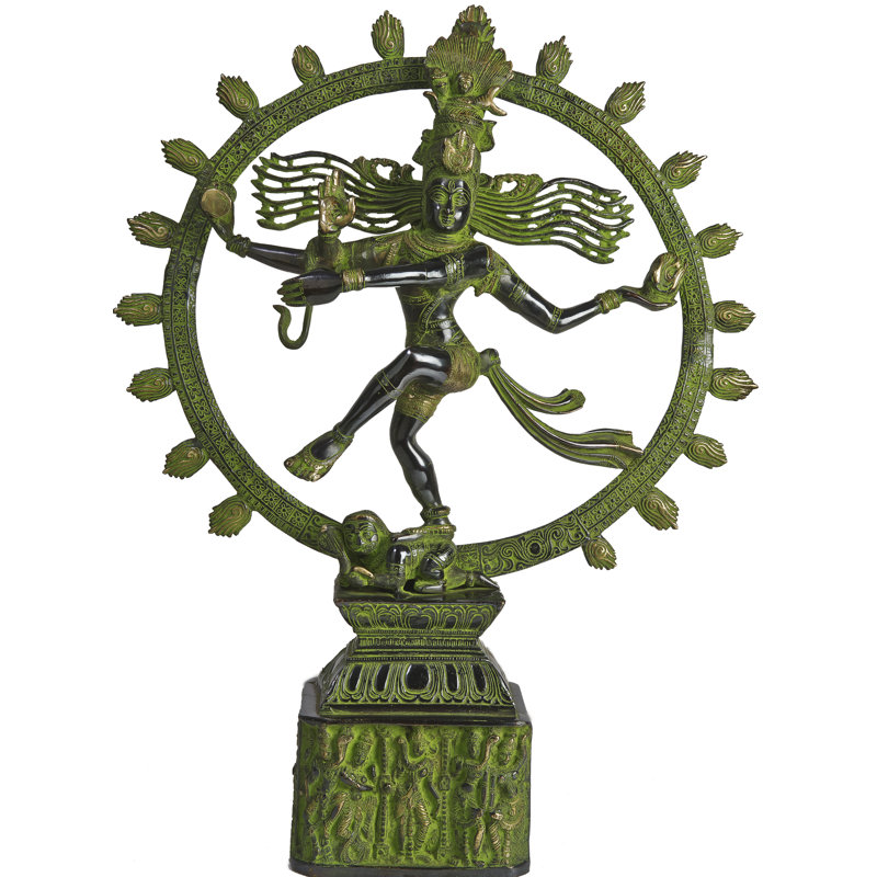 Nataraja dans des teintes vertes et noires