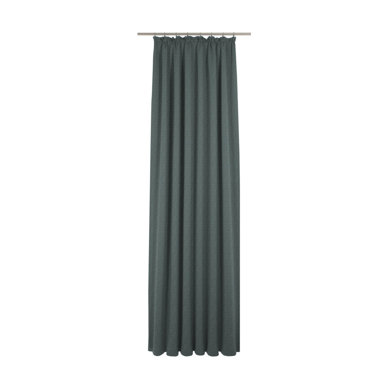 Torbole Room Darkening Curtain, 132cm wide x 375cm high, Petrol