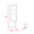 8-Bottle 2-Shelf Bar Cabinet-1695220063