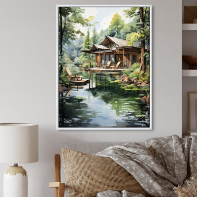 Dockland Hotel Lodges Serenity Retreat I, reproduction d'art sur toile