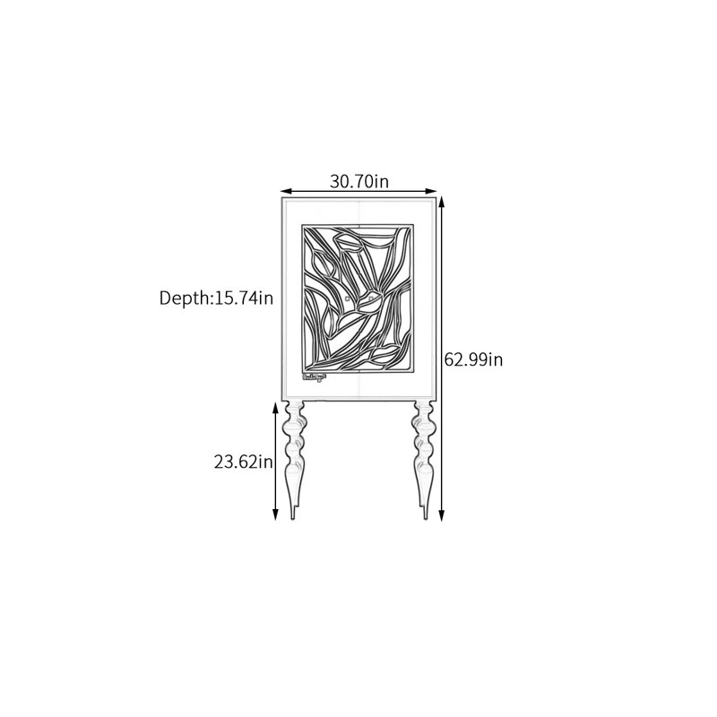 Armoire de rangement French Minimalist
