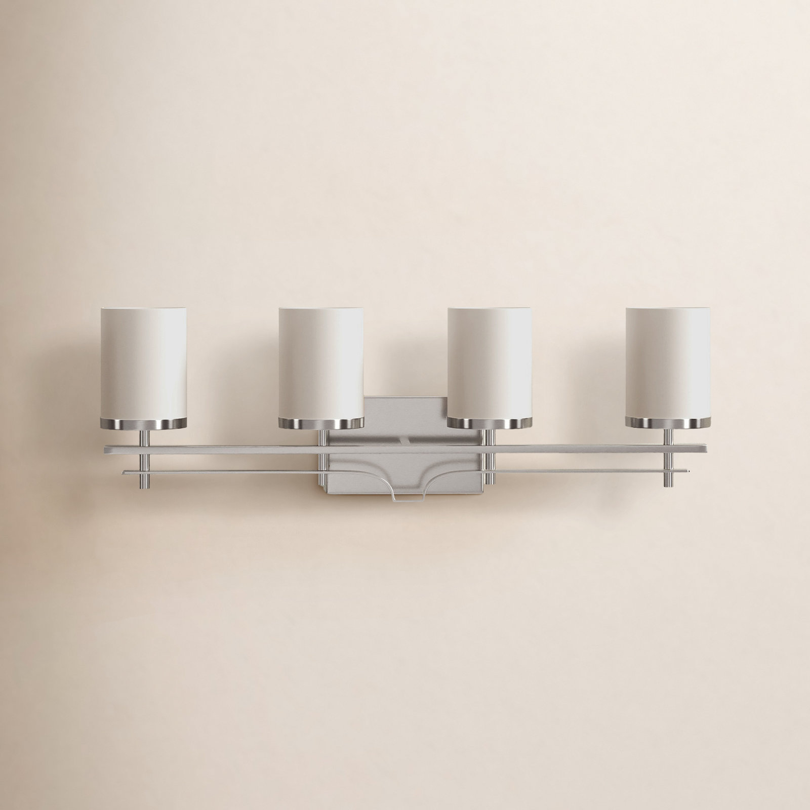 Aalin 4-Light Bath Sconce, Satin Nickel