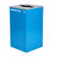 Ensemble de poubelles à compost en acier 29 gallons avec couvercle carré et mixte