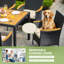 Callan 8 - Person Wicker Patio Dining Set with Rectangular Table , Cushions Included-1928380925
