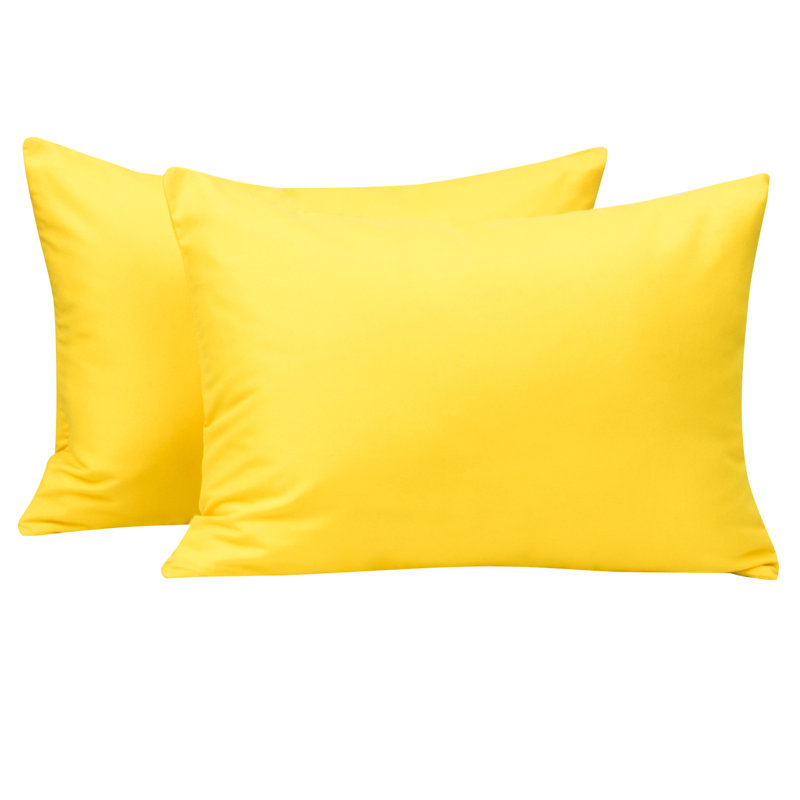 Taies d'oreiller pour tout-petits à fermeture à glissière, taies d'oreiller de voyage 100% microfibre brossée, 13 x 18 pouces - NTBAY