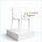 Lade Transparent Plastic Stackable Dining Chair with Waterfall Edge Seat – Lightweight Versatile Accent & Kitchen Side Chair, No Assembly Required-299198460-401838411