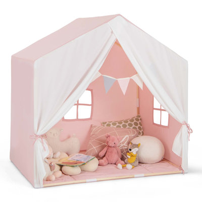 Costway 52'' W x 36'' D Indoor / Outdoor Polyester Pop-Up Play Tent