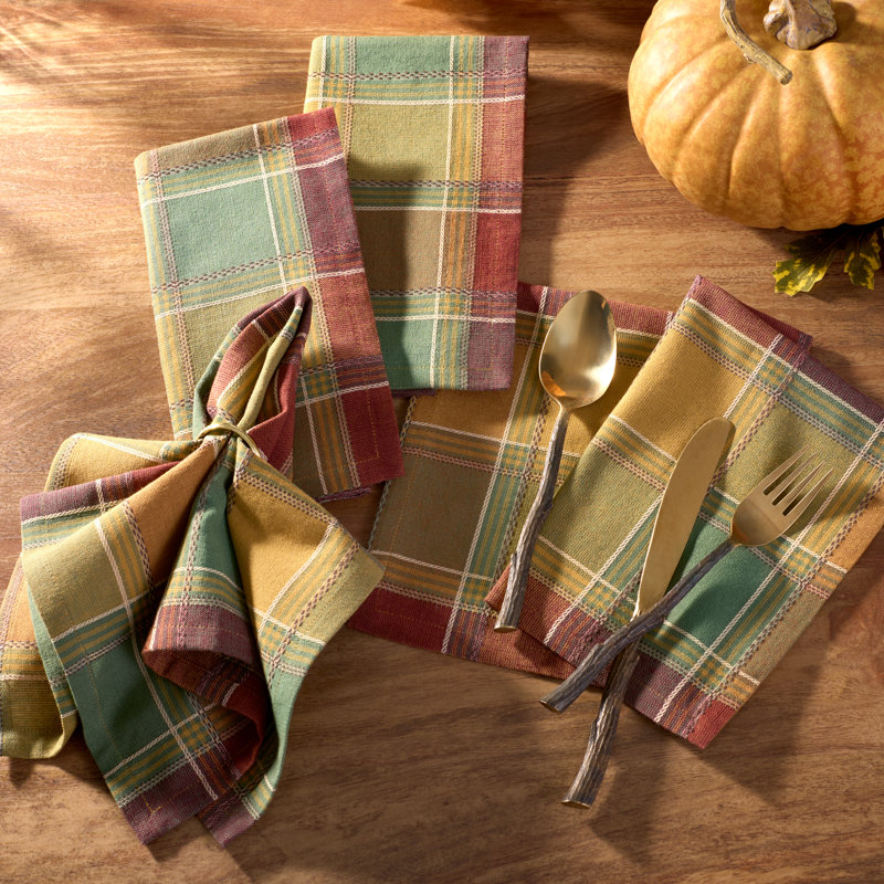 Douai Plaid Napkins