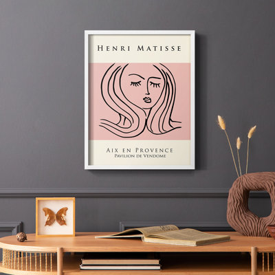 Matisse Lxxviii, reproduction encadrée - bois massif