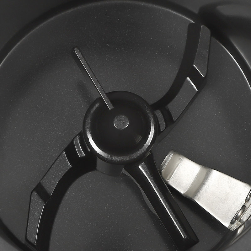 0.66 Gallons Kitchen Trash Can, Satin Black