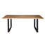 Harper Metal Base Dining Table-1942165804