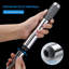 High Pressure Stainless Steel Handheld and Hose 1.5M(59"), Replacement Universal Shower Head Water Saving, Shower Head with Easy-Cleaning Rubber Nozzles, Single Function, Chrome Finished