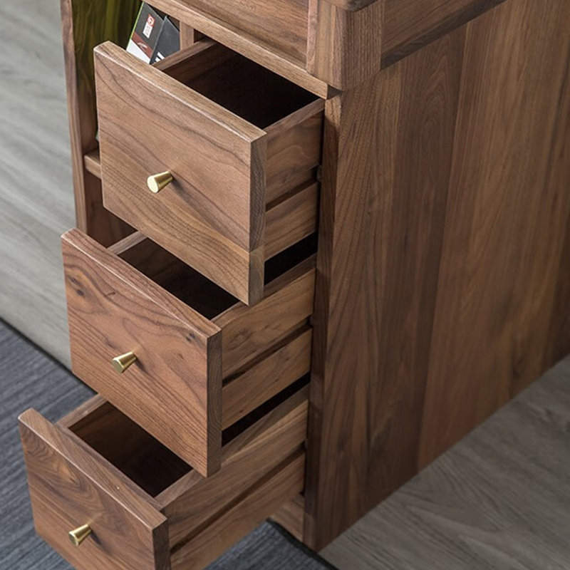 Bureau spacieux et de style européen, H 29,53 po x l 86,61 po x P 27,56 po