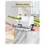 Centrifugeuse commerciale à sucre avec 3 rouleaux en acier inoxydable, entrée de 2,4 po, débit de 110 lb / h