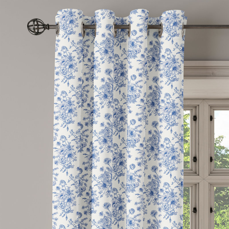 Sateen Blackout Curtains / Drapes Single Panel