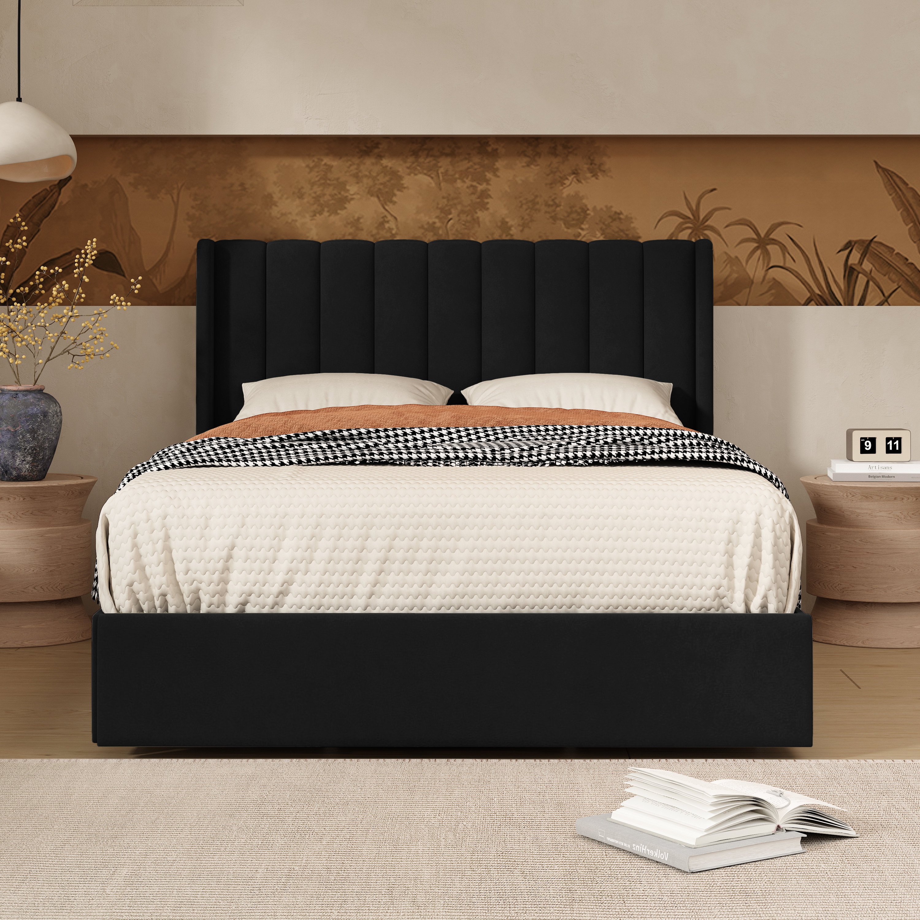 Latitude Run® Jeilyn Upholstered Platform Drawer Storage Bed & Reviews | Wayfair