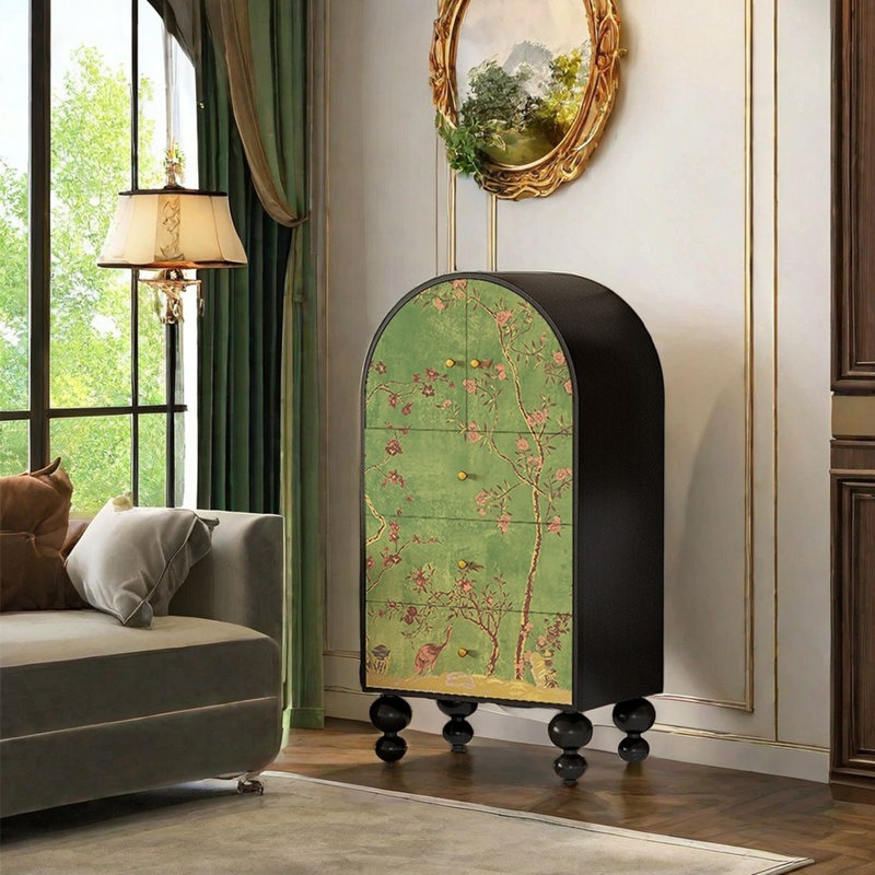 Commode arquée avec 5 tiroirs