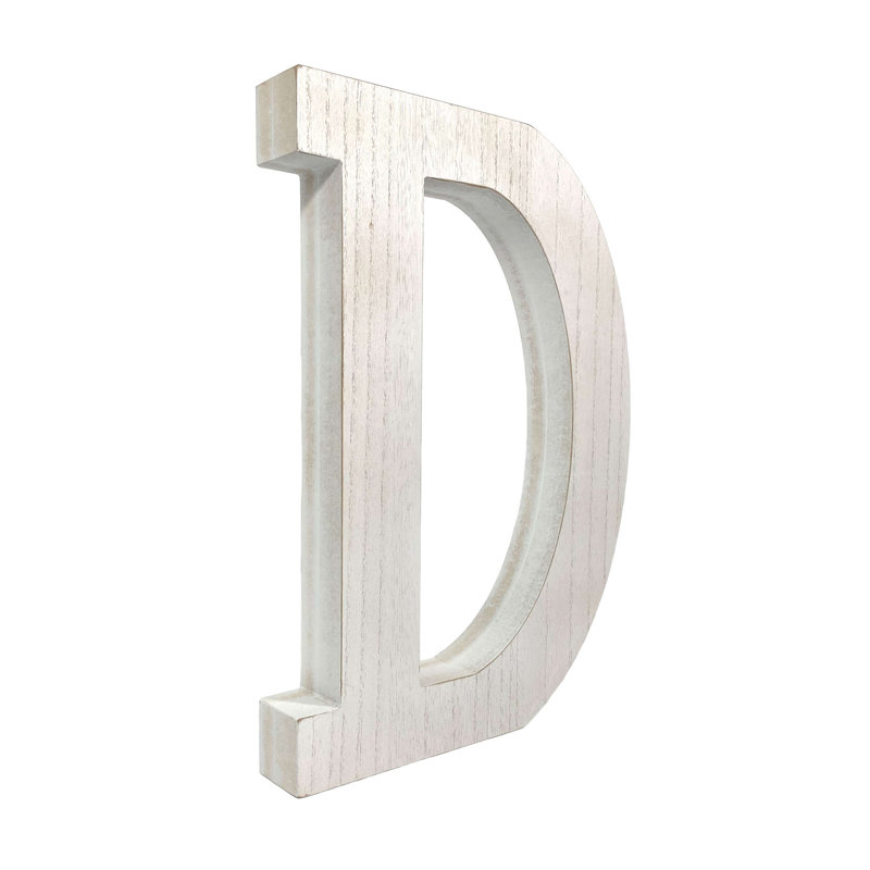 Text & Numbers Letter Block