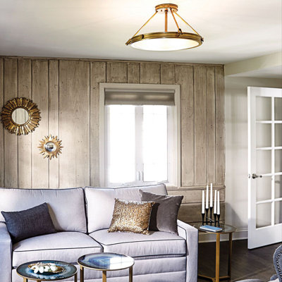Batesville Glass Semi Flush Mount